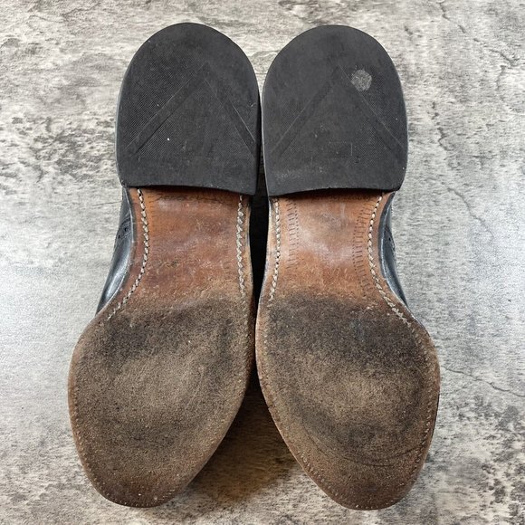 Allen Edmonds Chester Black Oxfords Dress Shoes Mens Size 10 - Picture 7 of 9